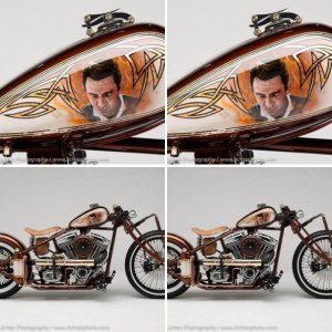 Johnny Cash Tribute Bike