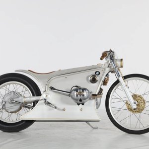 2nd Cafe Racer, Kingston Custom - BMW White Phantom