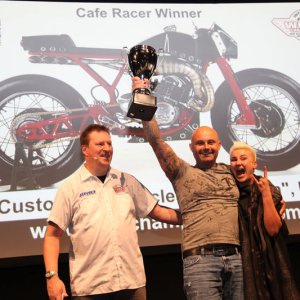 Cafe Racer Winners - stage