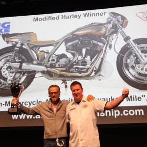 Modified Harley Winner - stage