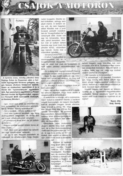 Ágnes a Wild magazinban