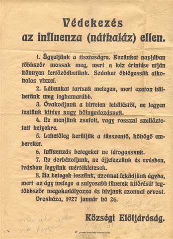 Influenza 1927 RM