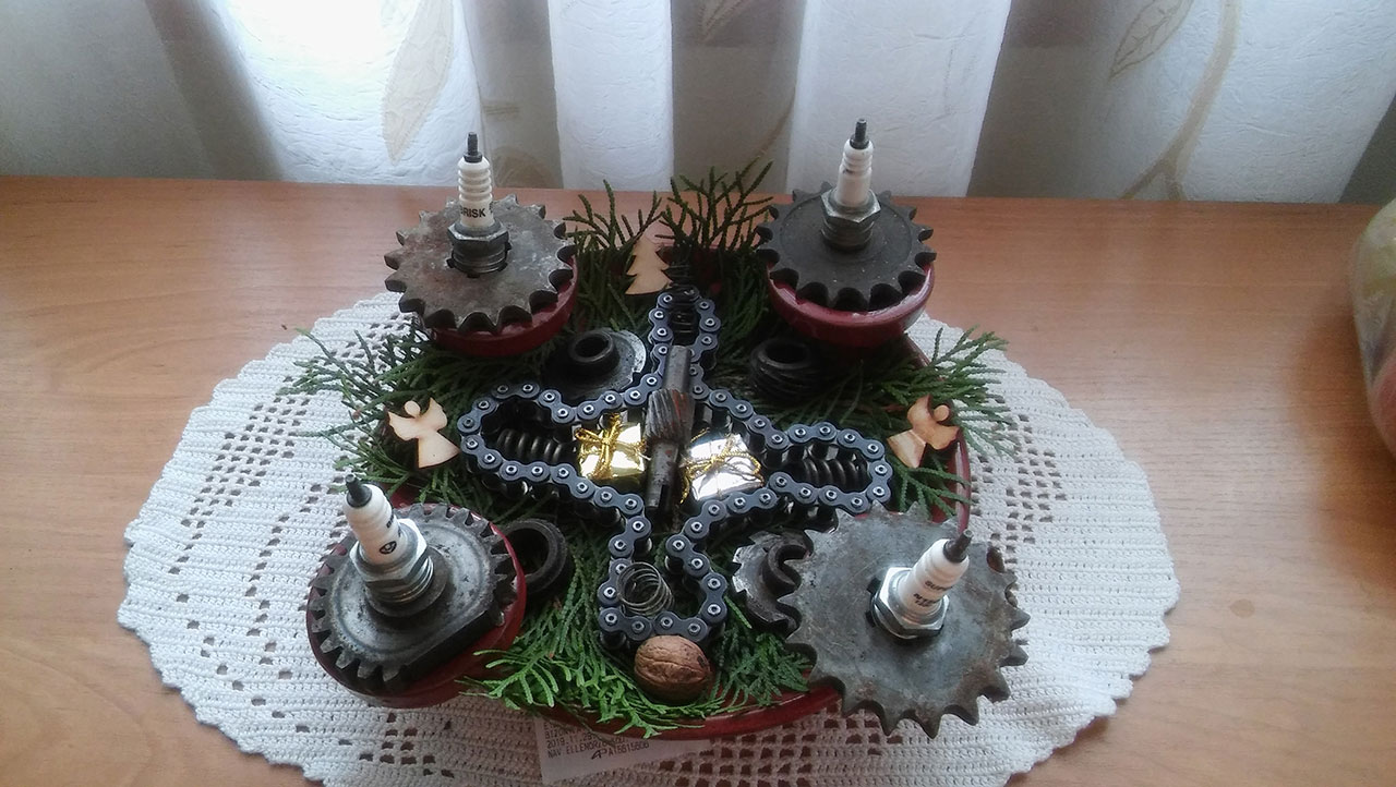 Meszesék adventi koszorúja