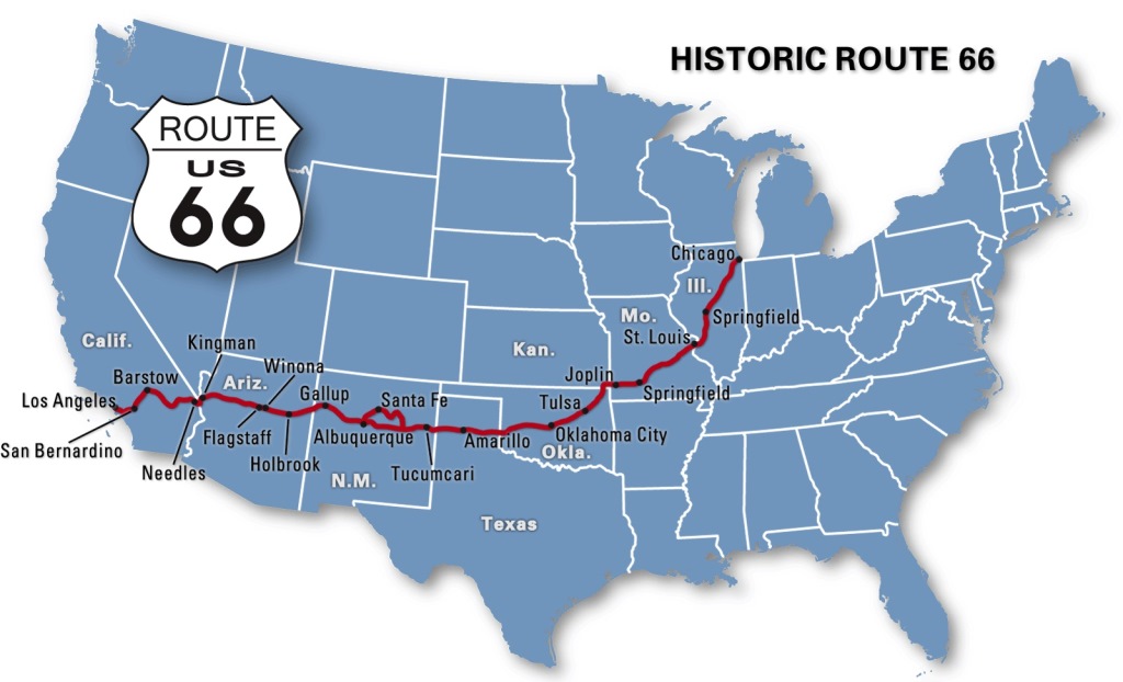 map-of-route-66